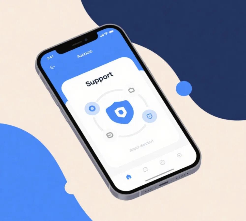 安全下载与服务流程示意